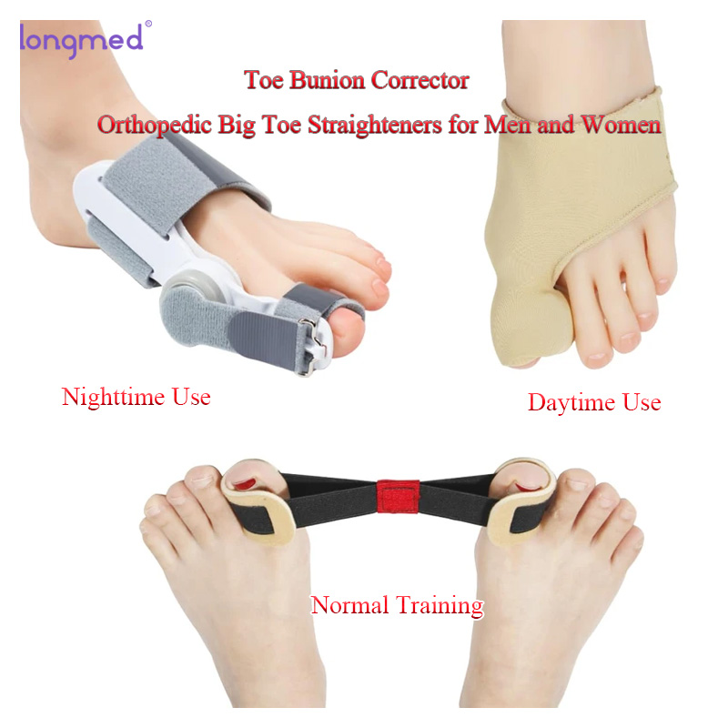 Longmed Bunion Corrector Dispozitive de îndreptat ortopedice pentru degetele mari de la picioare